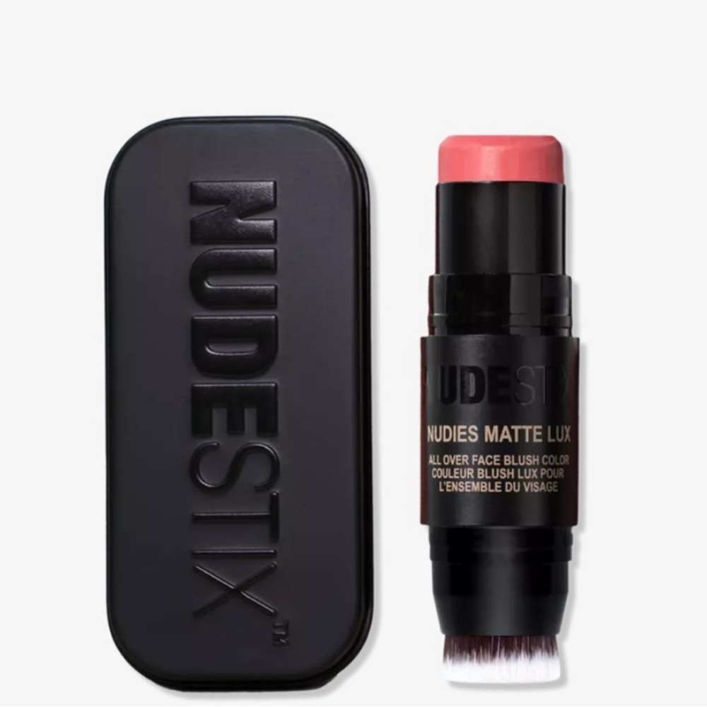 NUDIES Matte Lux All-Over Face Blush Color- Rosy Posy NEW